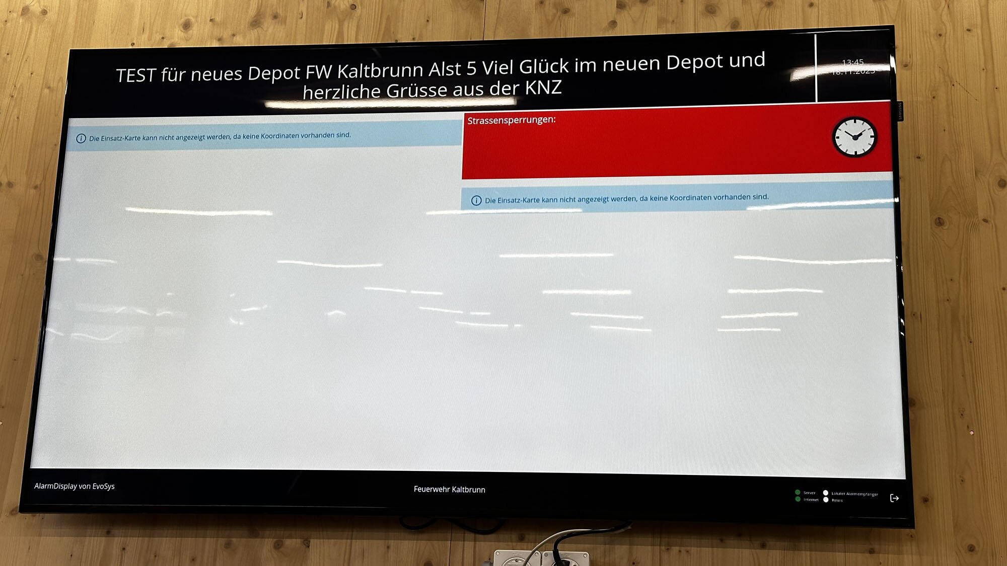 Bezug neues Feuerwehrdepot