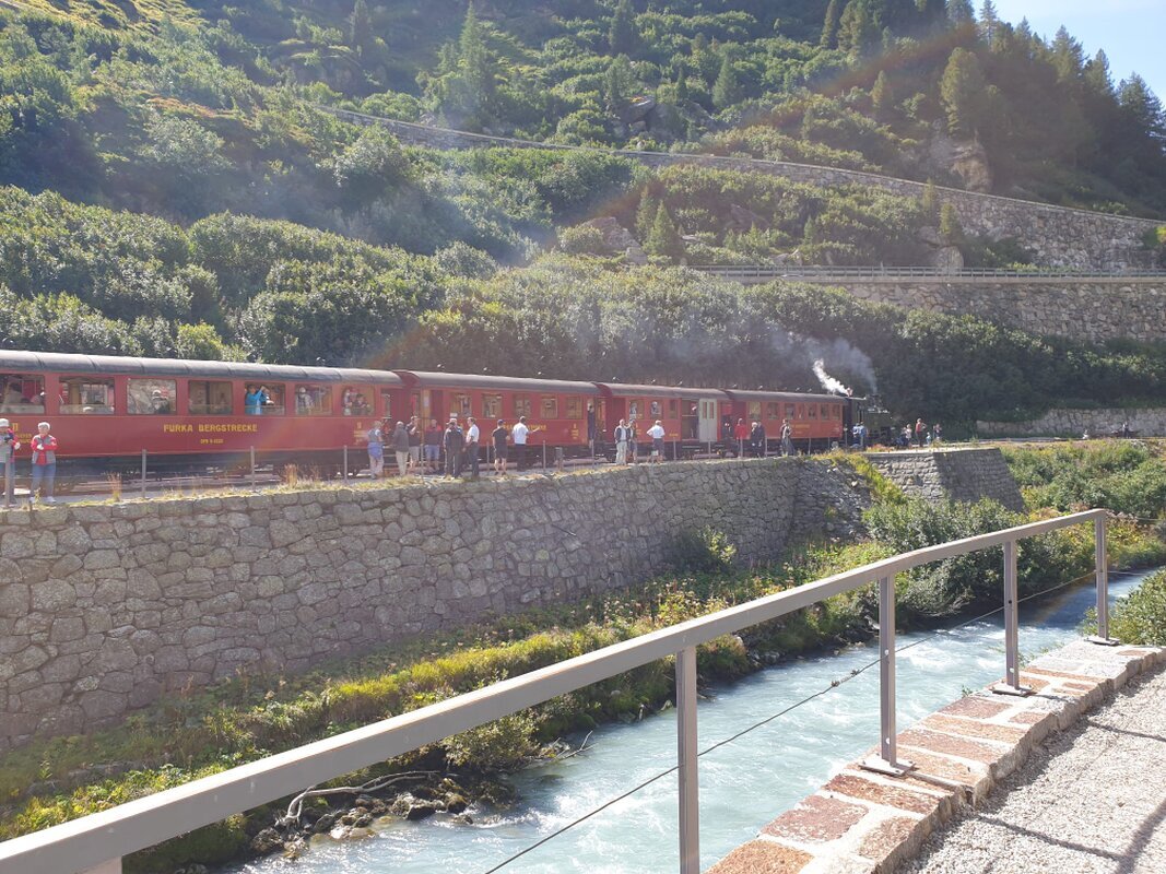 Feuerwehr-Ausflug Furka Dampfbahn