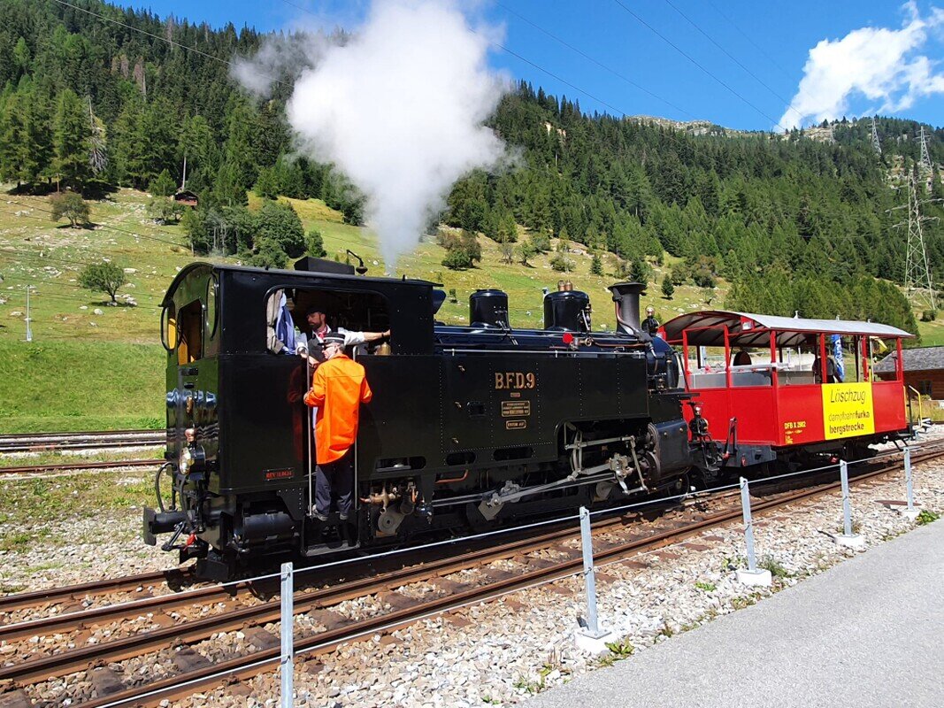 Feuerwehr-Ausflug Furka Dampfbahn