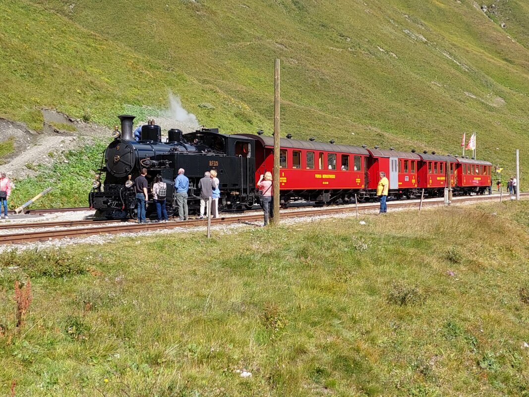 Feuerwehr-Ausflug Furka Dampfbahn