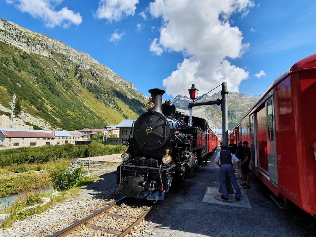 Feuerwehr-Ausflug Furka Dampfbahn