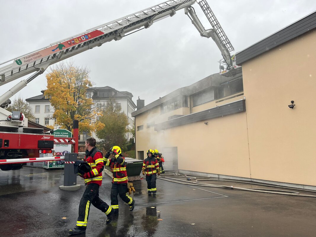 Feuerwehr Hauptübung